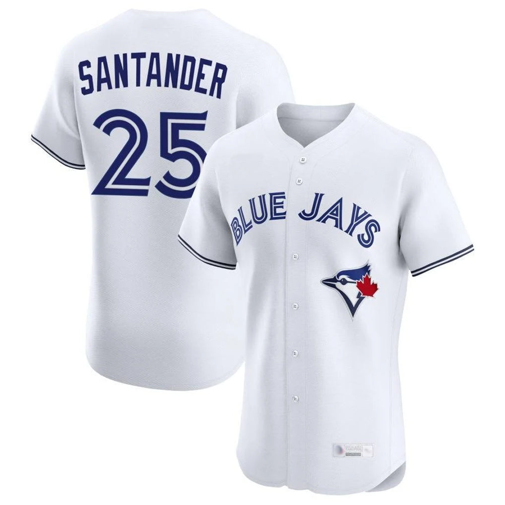 T.Blue Jays #25 Anthony Santander Player White Elite Limited Home Fdoa Stitched Jerseys
