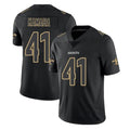 NO.Saints #41 Alvin Kamara Player Black Impact Limited Home Game Gdoa Stitched Jerseys