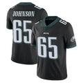 P.Eagles #65 Lane Johnson Player Black Limited Vapor Untouchable Home Game Gdoa Stitched Jerseys
