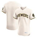 M.Brewers ## Brewers Blank Player Cream Home Limited Elite Fdoa Stitched Jerseys