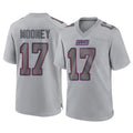 NY.Giants #17 Darnell Mooney Player Gray Atmosphere Fashion Limited Game Gdoa Stitched Jerseys