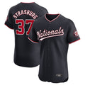 W.Nationals #37 Stephen Strasburg Player Navy Elite Fdoa Stitched Jerseys