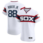 C.White Sox #88 Luis Robert Jr Player White T-shirt Limited Elite Home Gdoa Stitched Jerseys