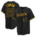 LA.Dodgers #25 Tommy Edman Player Black Snake Skin City Game Home Fdoa Stitched Jerseys