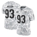 C.Bengals #93 Jonathan Allen Player Arctic Camo Salute to Service Limited Gdoa Stitched Jerseys