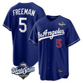 LA.Dodgers #5 Freddie Freeman Player Royal World Series Game Home Fdoa Stitched Jerseys
