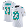 M.Dolphins #23 Zayne Anderson Player White Limited Vapor Untouchable Home Game Gdoa Stitched Jerseys