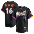 SF.Giants #16 Rafael Devers Player Black 2025 City Connect Home Limited Fdoa Stitched Jerseys