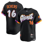 SF.Giants #16 Rafael Devers Player Black 2025 City Connect Home Limited Fdoa Stitched Jerseys