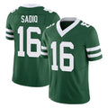NY.Jets #16 Kenyon Sadiq Player Green Legacy Limited Vapor F.U.S.E. Home Game Gdoa Stitched Jerseys