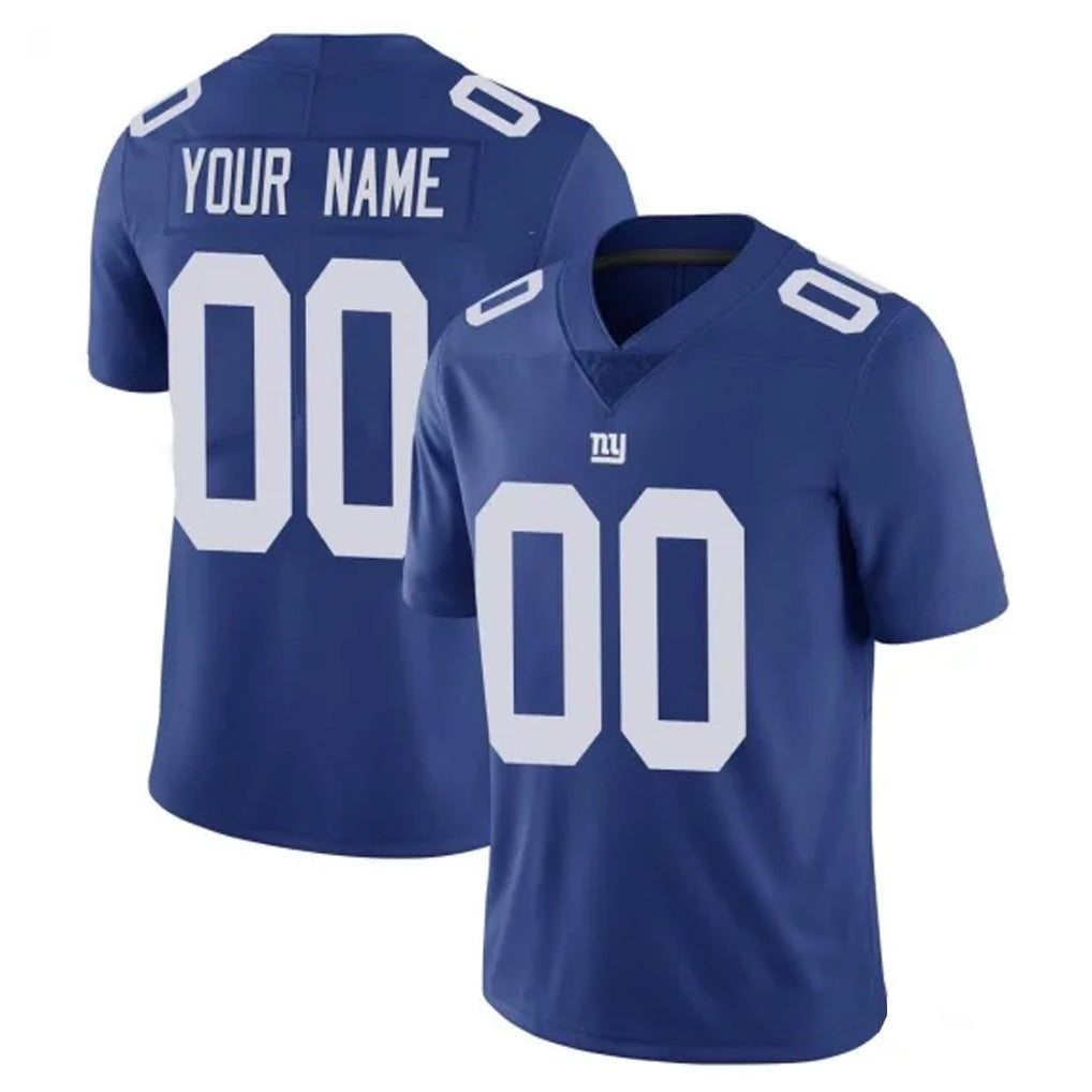 Custom NY.Giants Royal Limited Vapor Untouchable Home Game Any Name & Numbers Gdoa Stitched Jerseys