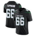 NY.Jets #66 Joe Tippmann Player Stealth Black Limited Vapor Home Game Gdoa Stitched Jerseys