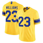 LA.Rams #23 Kyren Williams Player Gold Limited Classic Sol Vapor F.U.S.E.Home Game Gdoa Stitched Jerseys