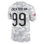 C.Bears #99 Gervon Dexter Sr. Player Arctic Camo Salute to Service Limited Gdoa Stitched Jerseys