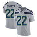 S.Seahawks #22 Rashid Shaheed Player Gray Limited Vapor Untouchable Home Game Gdoa Stitched Jerseys