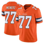 D.Broncos #77 Quinn Meinerz Player Orange Vapor Untouchable Limited Home Game Gdoa Stitched Jerseys