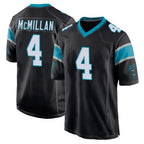 C.Panthers #4 Tetairoa McMillan Player Black Game Gdoa Stitched Jerseys