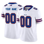 Custom B.Bills White Vapor F.U.S.E. Limited Home Game Any Name & Numbers Gdoa Stitched Jerseys