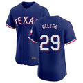 T.Rangers #29 Adrian Beltre Player Royal Home Limited Elite Fdoa Stitched Jerseys