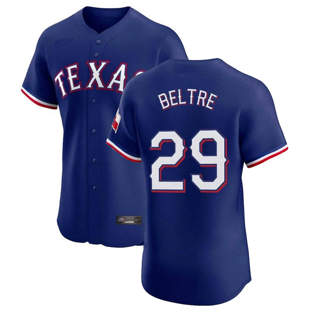 T.Rangers #29 Adrian Beltre Player Royal Home Limited Elite Fdoa Stitched Jerseys