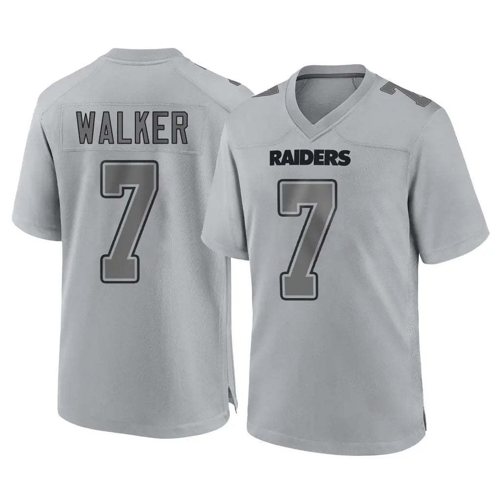 LV.Raiders #7 Quay Walker Player Gray Atmosphere Fashion Limited Game Gdoa Stitched Jerseys