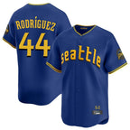 S.Mariners #44 Julio Rodriguez Player Royal City Connect Home Limited Fdoa Stitched Jerseys