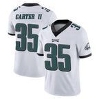 P.Eagles #35 Michael Carter II Player White Limited Vapor Untouchable Home Game Gdoa Stitched Jerseys