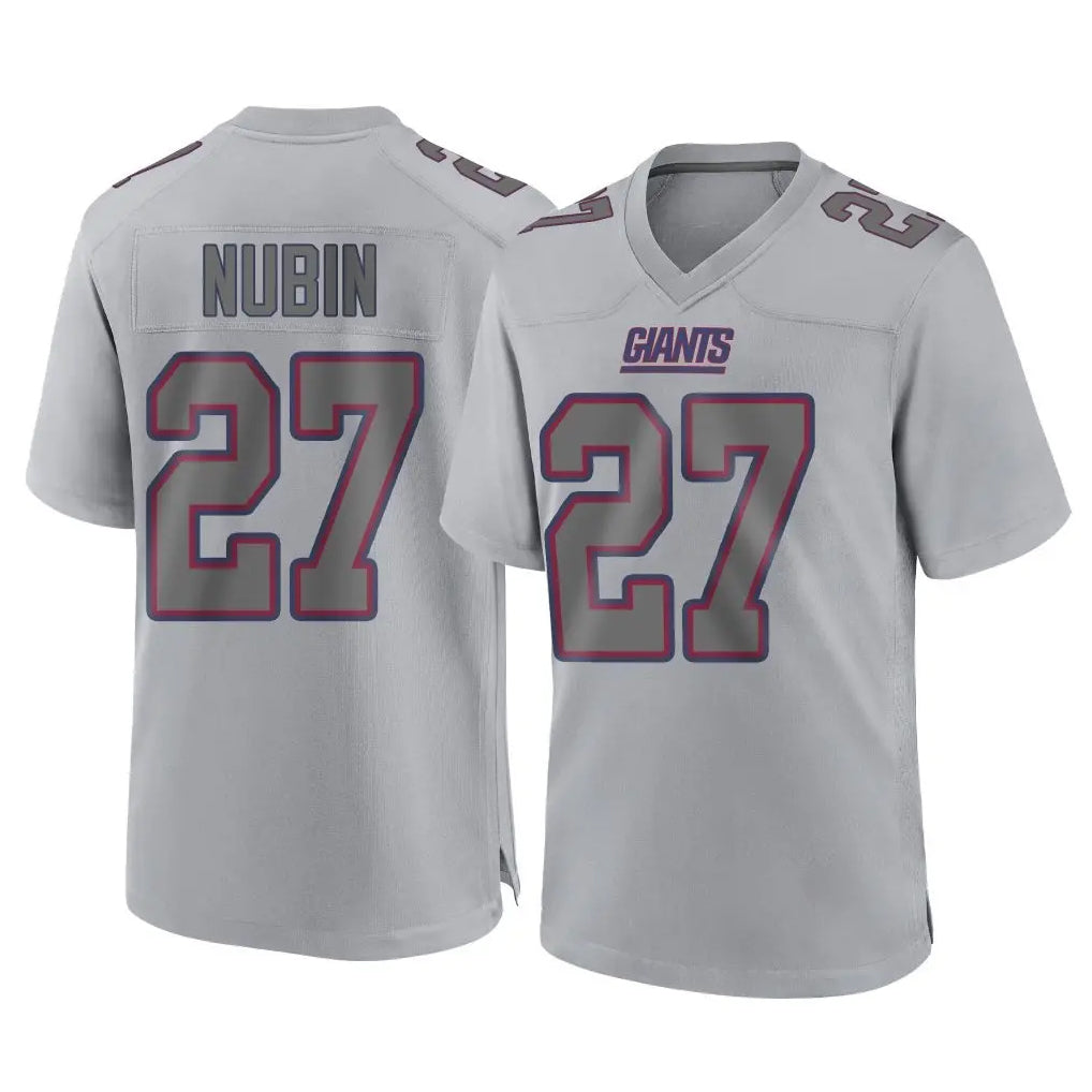 NY.Giants #27 Tyler Nubin Player Gray Atmosphere Fashion Limited Game Gdoa Stitched Jerseys