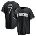 A.Diamondbacks #7 Corbin Carroll Player Black Game Home Gdoa Stitched Jerseys