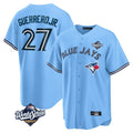 T.Blue Jays #27 Vladimir Guerrero Jr. Player Light Blue 2025 World Series Game Fdoa Stitched Jersey
