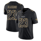 NO.Saints #23 Julian Blackmon Player Black Impact Limited Home Game Gdoa Stitched Jerseys