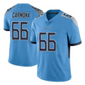T.Titans #66 Fernando Carmona Jr. Player Light Blue Limited Vapor Untouchable Home Game Gdoa Stitched Jerseys