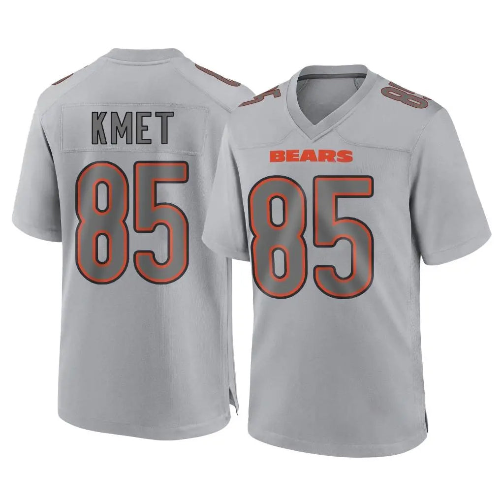 C.Bears #85 Cole Kmet Player Gray Atmosphere Fashion Game Gdoa Stitched Jerseys