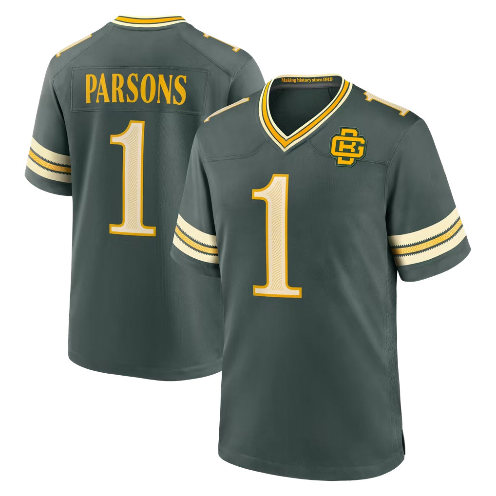 Edoa GB.Packers #1 Micah Parsons Player Green 2026 Rivalries Collection Home Game Stitched Jerseys