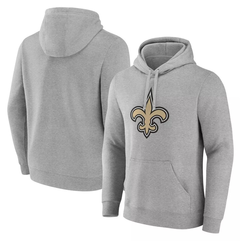 NO.Saints ## Saints Blank Player Gray LOGO Pullover Hoodies Limited Gdoa Stitched Jerseys