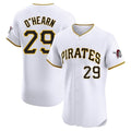P.Pirates #29 Ryan O'Hearn Player White Home Limited Elite Fdoa Stitched Jerseys