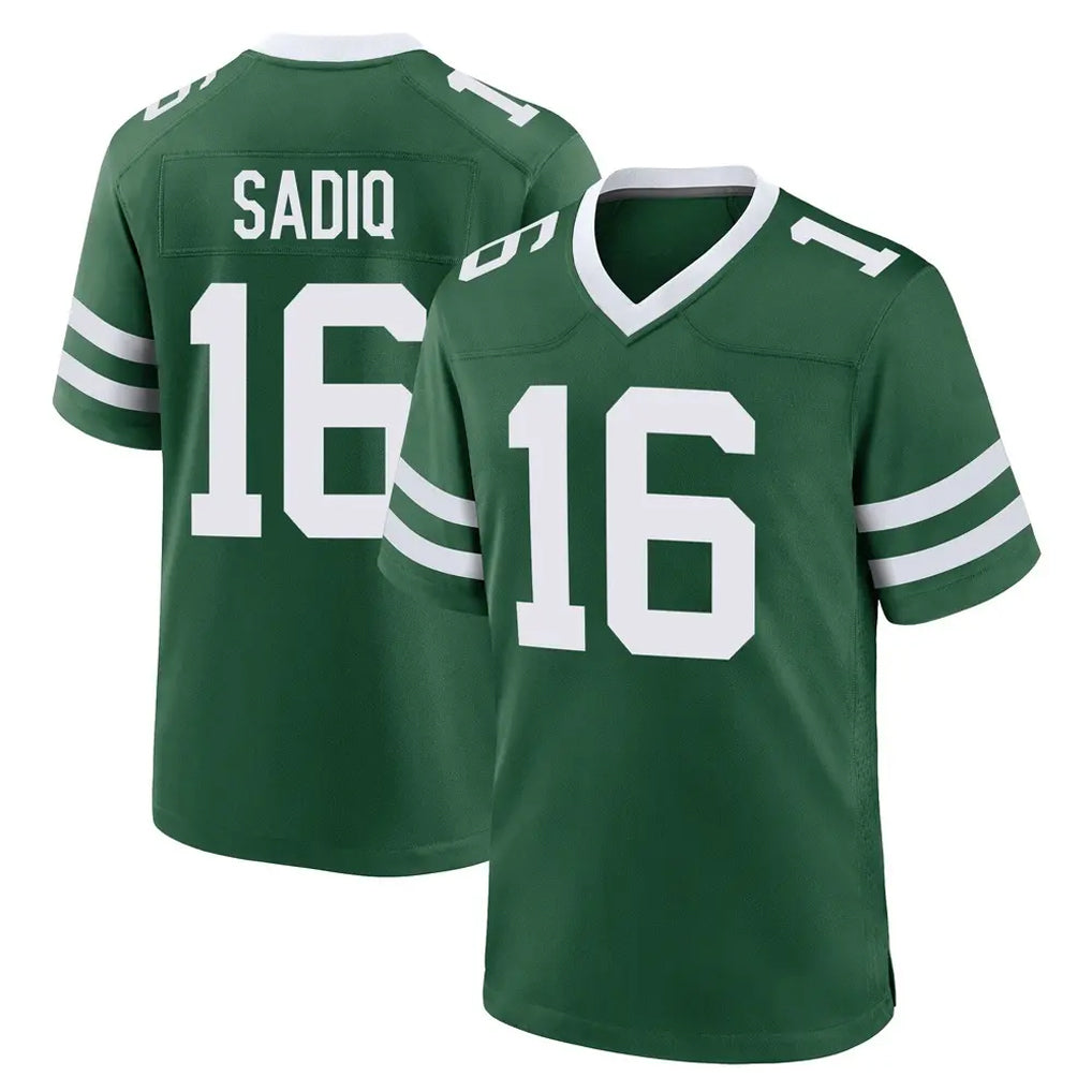 NY.Jets #16 Kenyon Sadiq Player Green Legacy Home Game Gdoa Stitched Jerseys