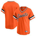 SF.Giants ## Giants Blank Player Orange 2025 Cooperstown Collection Limited T-shirt Fdoa Stitched Jerseys