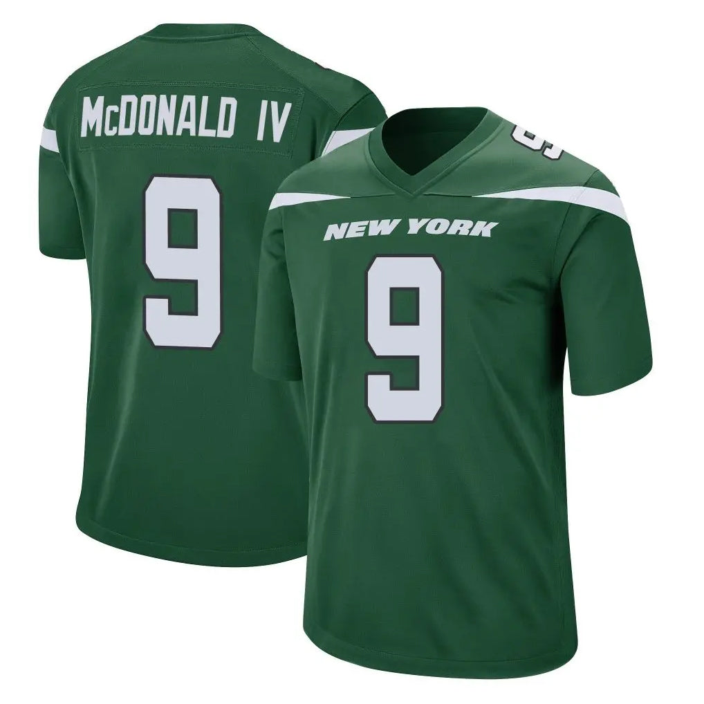 NY.Jets #9 Will McDonald IV Player Green Home Game Gdoa Stitched Jerseys