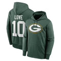 GB.Packers #10 Jordan Love Player Green Pullover Hoodies Limited Gdoa Stitched Jerseys