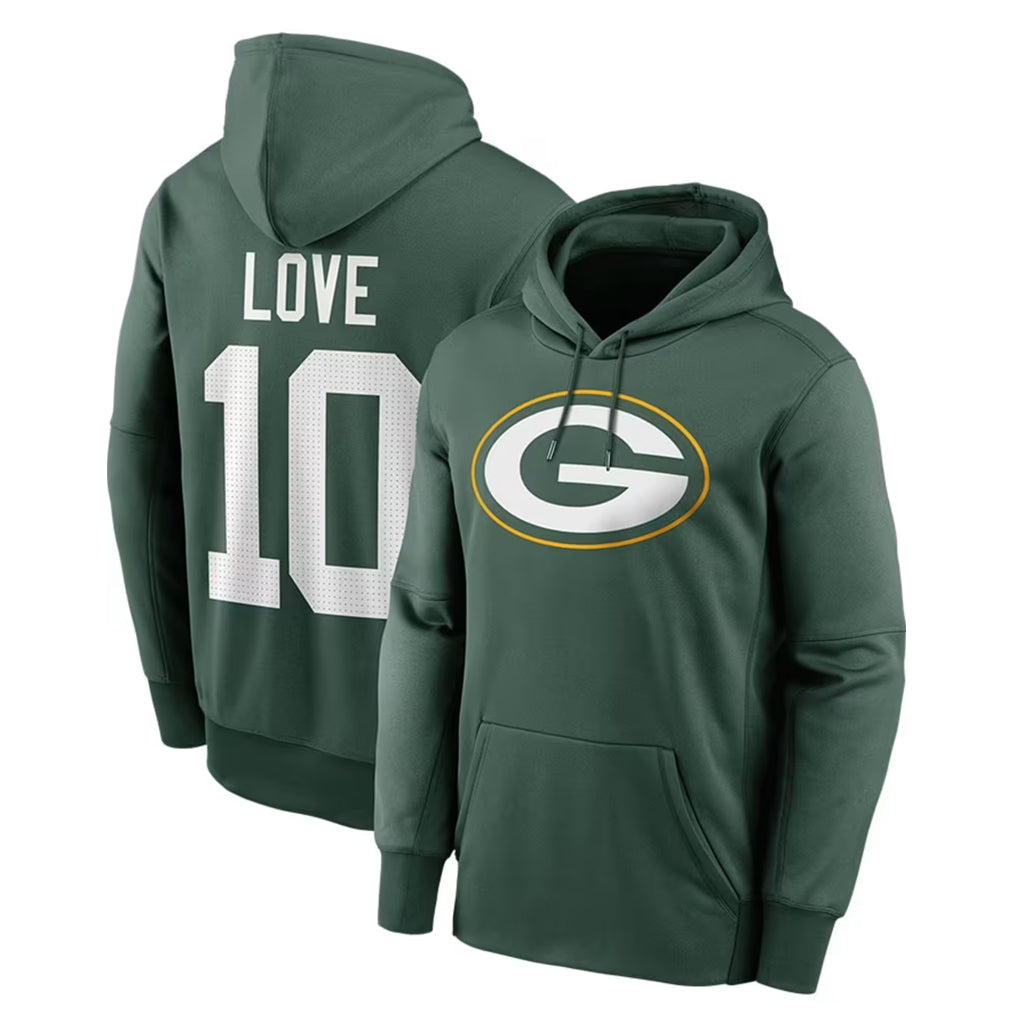 GB.Packers #10 Jordan Love Player Green Pullover Hoodies Limited Gdoa Stitched Jerseys