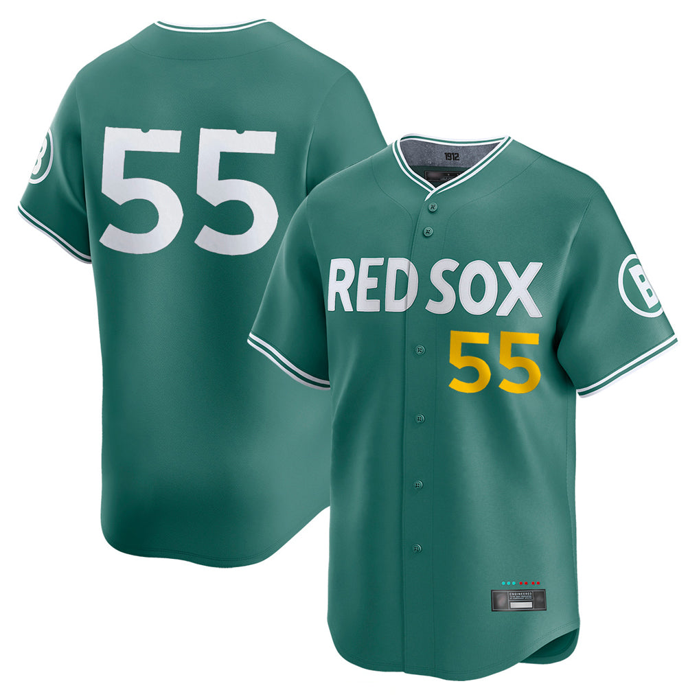 B.Red Sox #55 Ranger Su¨¢rez Player Green City Connect Limited Home Game Gdoa Stitched Jerseys
