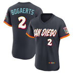 S.Diego Padres #2 Xander Bogaerts Player Obsidian 2026 City Connect Home Limited Elite T-shirt Fdoa Stitched Jerseys