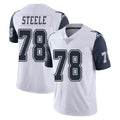 D.Cowboys #78 Terence Steele Player White-Navy Limited Color Rush Vapor Untouchable Home Game Gdoa Stitched Jerseys