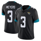 J.Jaguars #3 Jakobi Meyers Player Black Vapor Untouchable Limited Home Game Gdoa Stitched Jerseys