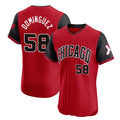 C.White Sox #58 Seranthony Dom¨ªnguez Player Red City Connect Limited Elite Home Gdoa Stitched Jerseys