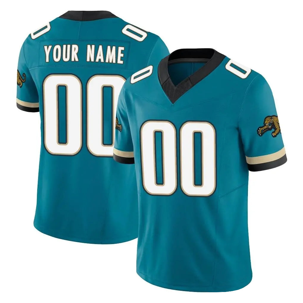 Custom J.Jaguars Teal Prowler Throwback Vapor F.U.S.E. Limited Home Game Any Name & Numbers Gdoa Stitched Jerseys