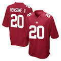 NY.Giants #20 Greg Newsome II Player Red Home Game Gdoa Stitched Jerseys