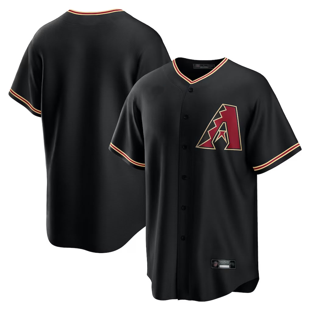 A.Diamondbacks ## Diamondbacks Blank Player Black Home Game Gdoa Stitched Jerseys