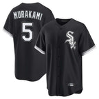 C.White Sox #5 Munetaka Murakami Player Black Home Game Gdoa Stitched Jerseys